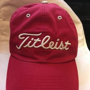 Titleist Custom Golf Hat Faded Red,Contrast White